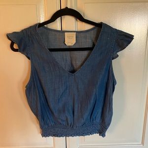 blue blouse